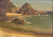 Lionel Walden Rocky Shore France oil painting artist